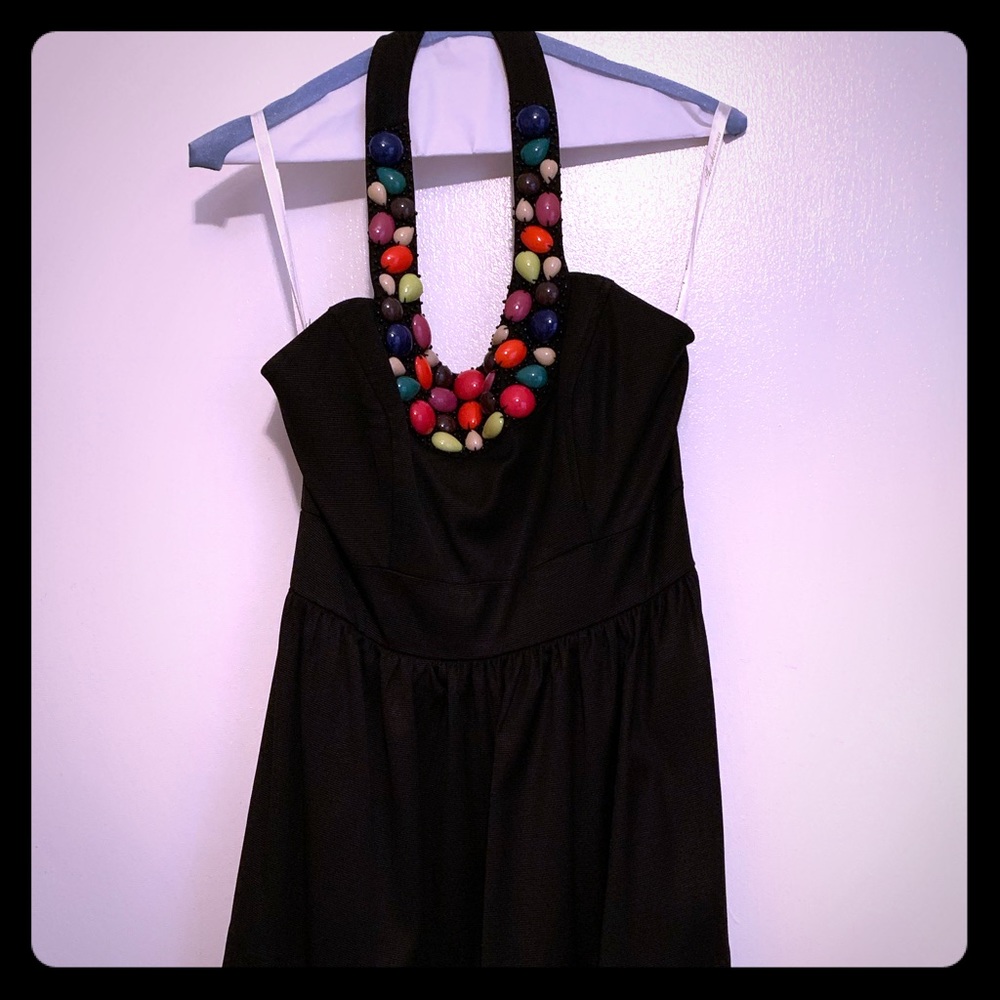 Halter neck party dress